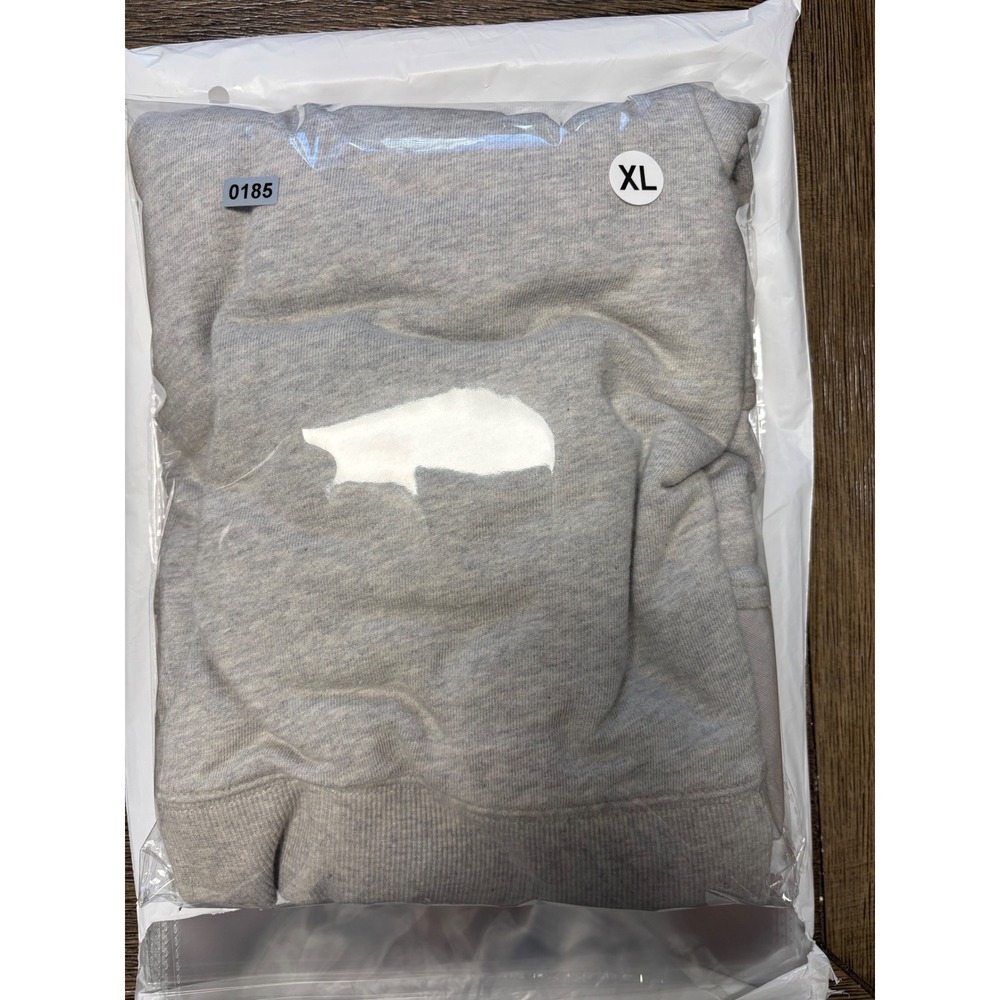 Vineyard Vines Womens XL Gray Quarter Zip Pullover Canvas Shoulder Patch Sweater - Picture 8 of 8